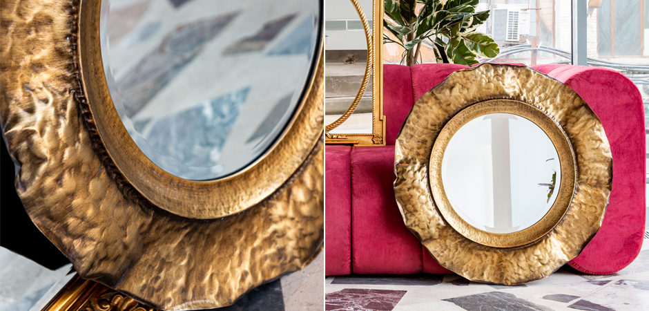 Зеркало Chlodio Aged Gold Mirror Зеркало Chlodio Aged Gold Mirror - Loft-Concept в Брянске
