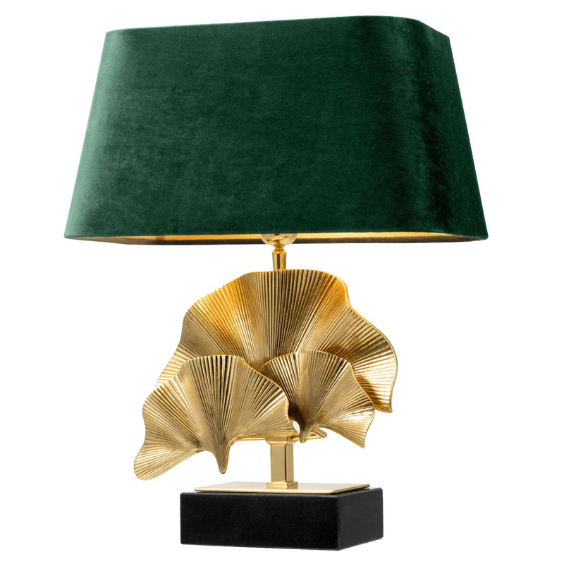 Настольная лампа Eichholtz Table Lamp Olivier green Латунь Черный Зеленый Настольная лампа Eichholtz Table Lamp Olivier green Латунь Черный Зеленый в Брянске | Loft Concept