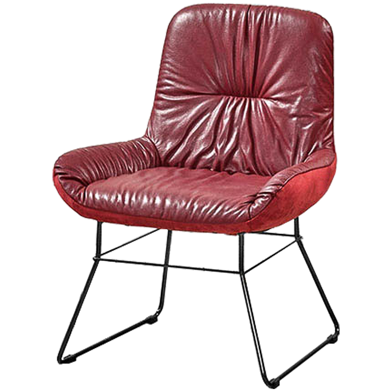 Кресло Arnaldo Half-chairs Красный Золотой Кресло Arnaldo Half-chairs Красный Золотой в Брянске | Loft Concept