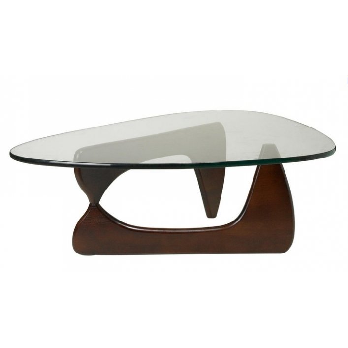 Столик Isamu Noguchi Coffee Table Черный Коричневый Белый дуб Столик Isamu Noguchi Coffee Table Черный Коричневый Белый дуб в Брянске | Loft Concept