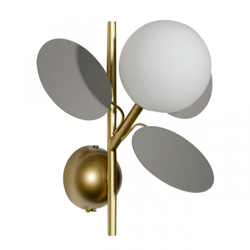 Бра MATISSE sconce One Gray Серый Золотой Белый Бра MATISSE sconce One Gray Серый Золотой Белый в Брянске | Loft Concept