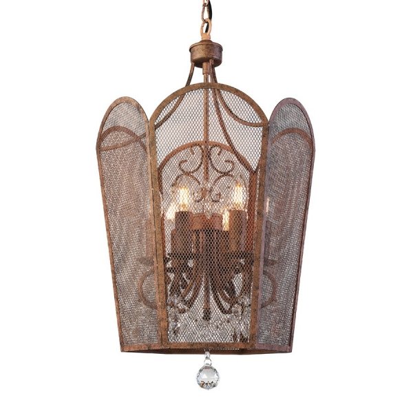 Люстра Roast Metal Chandelier 6 Коричневый Люстра Roast Metal Chandelier 6 Коричневый в Брянске | Loft Concept