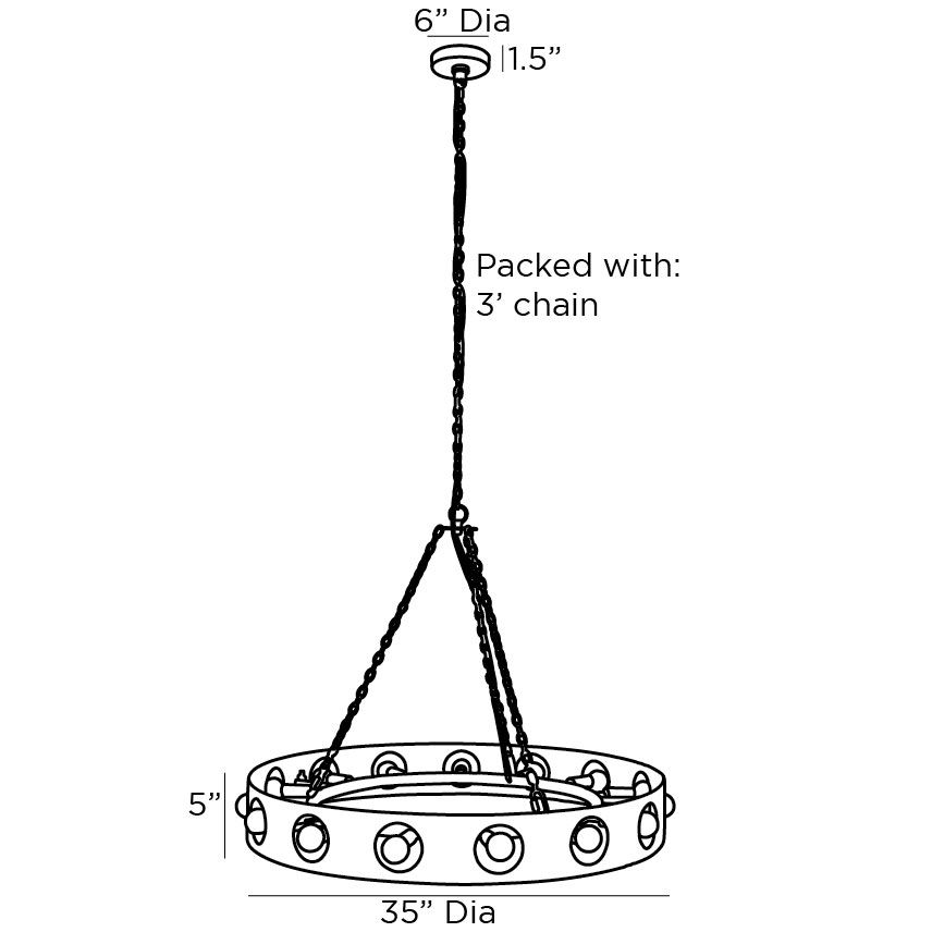 Люстра Arteriors REDONDO CHANDELIER Люстра Arteriors REDONDO CHANDELIER в Брянске