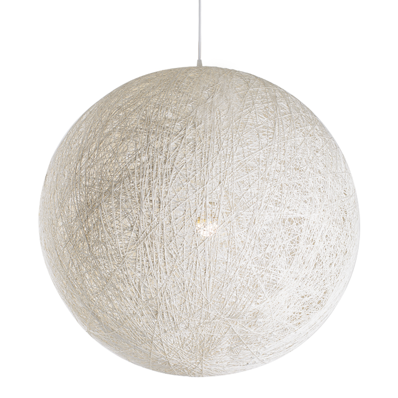 Подвесной светильник Moooi Thread Papier Mache Lamp white Белый Подвесной светильник Moooi Thread Papier Mache Lamp white Белый в Брянске | Loft Concept