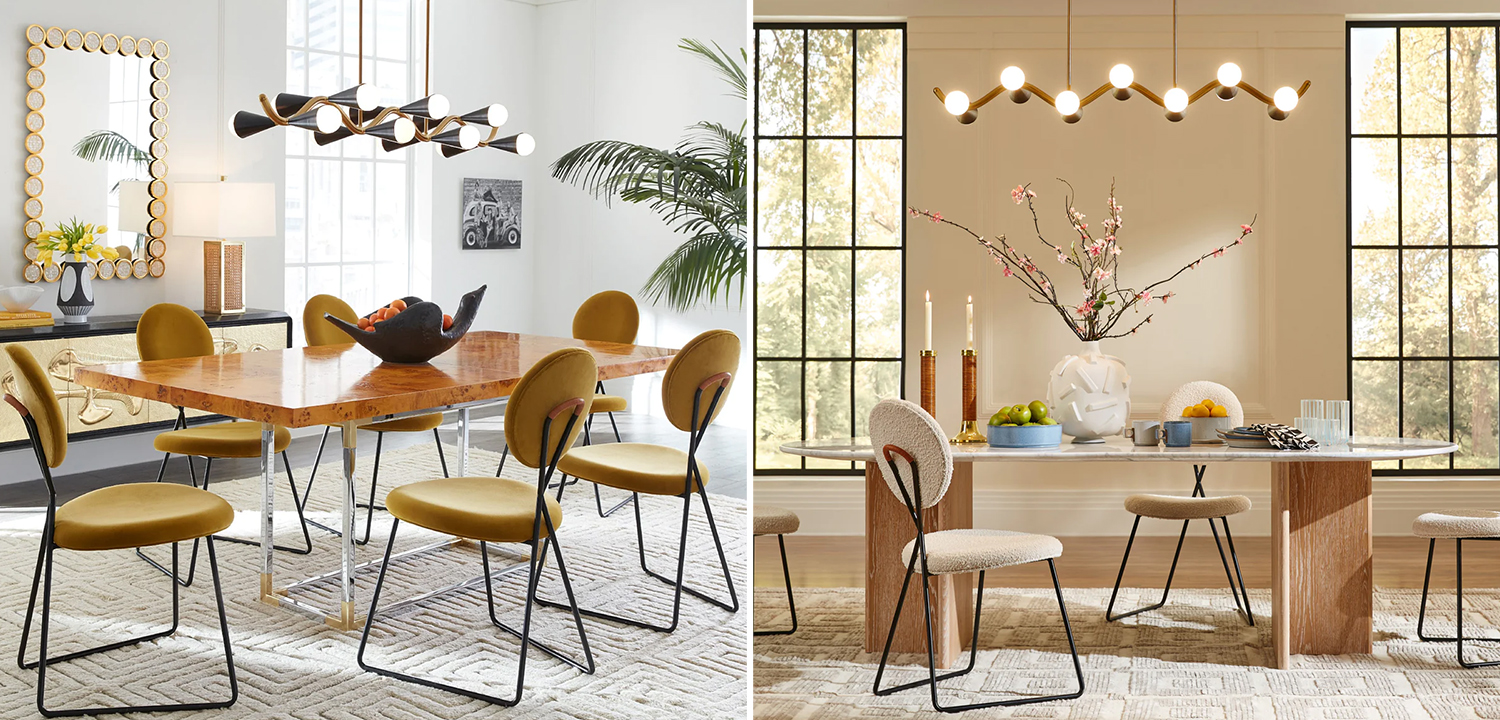 Линейная люстра Jonathan Adler CARACAS WAVE CHANDELIER - фото