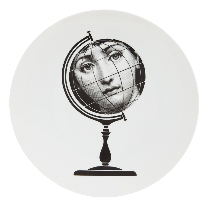 Декоративная тарелка Fornasetti 119 Черный Декоративная тарелка Fornasetti 119 Черный в Брянске | Loft Concept