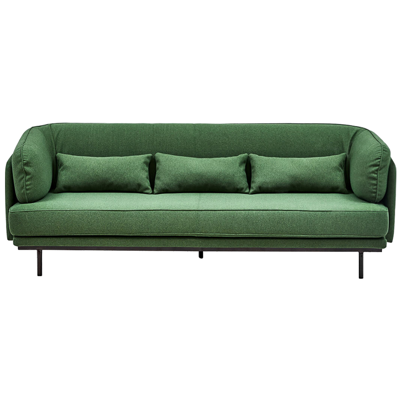 Диван Vibek Sofa Зеленый Черный Диван Vibek Sofa Зеленый Черный в Брянске | Loft Concept