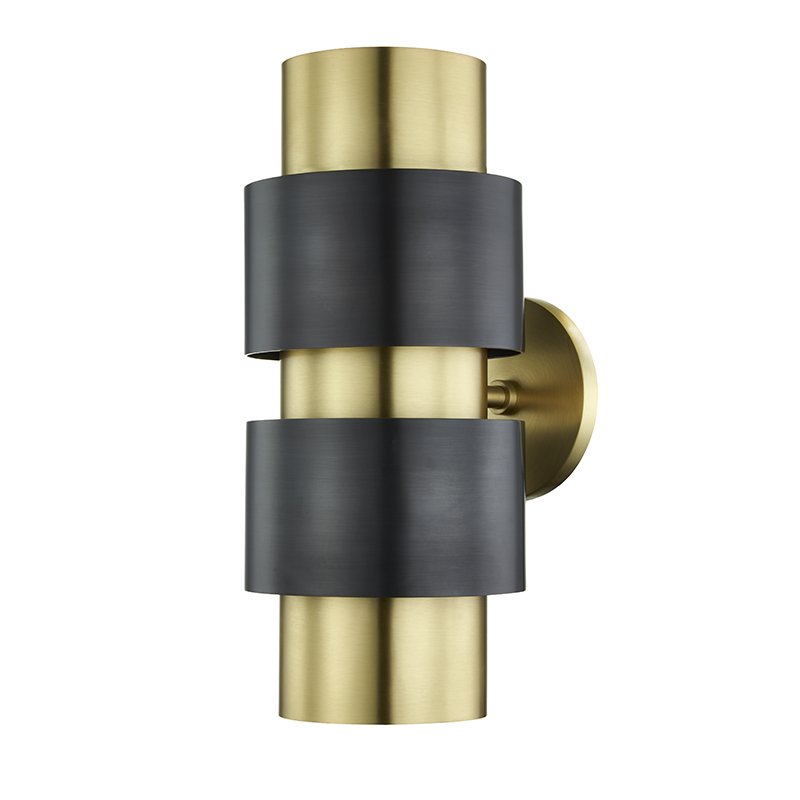 Бра Hudson Valley 9420-AOB Cyrus 2 Light Wall Sconce In Aged Old Bronze Латунь Темная бронза Бра Hudson Valley 9420-AOB Cyrus 2 Light Wall Sconce In Aged Old Bronze Латунь Темная бронза в Брянске | Loft Concept