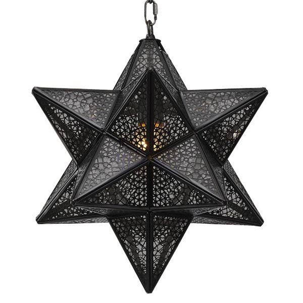 Люстра Morocco Black Star Черный матовый Люстра Morocco Black Star Черный матовый в Брянске | Loft Concept
