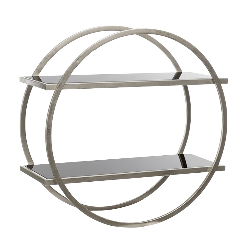Полка Circle Silver Серый Серебряный Полка Circle Silver Серый Серебряный в Брянске | Loft Concept