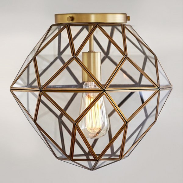 Потолочный светильник Glass & Metal Mount Потолочный светильник Glass & Metal Mount в Брянске | Loft Concept