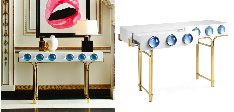 Консоль Globo Console Синий цвет Консоль Globo Console Синий цвет - Loft-Concept в Брянске