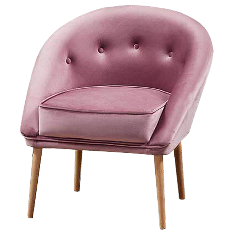 Кресло Gwyn Chair pink Розовый Древесина Кресло Gwyn Chair pink Розовый Древесина в Брянске | Loft Concept