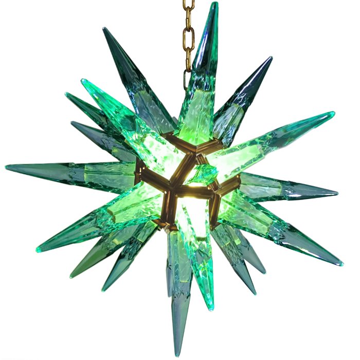Люстра Chandelier Star Turquoise Латунь в Брянске | Loft Concept 