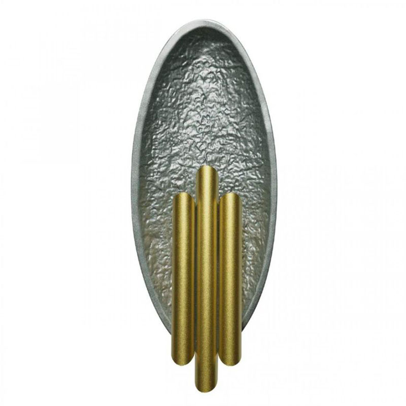 Бра Corrugation Silver 37 см Серебряный Золотой Бра Corrugation Silver 37 см Серебряный Золотой в Брянске | Loft Concept