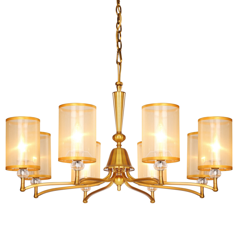 Люстра Boniface Chandelier 85 Латунь Золотой Шампань Прозрачный Люстра Boniface Chandelier 85 Латунь Золотой Шампань Прозрачный в Брянске | Loft Concept