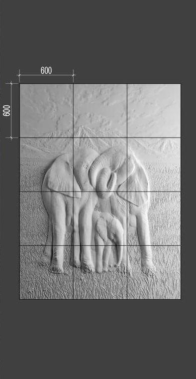 Барельеф ELEPHANTS Барельеф ELEPHANTS в Брянске