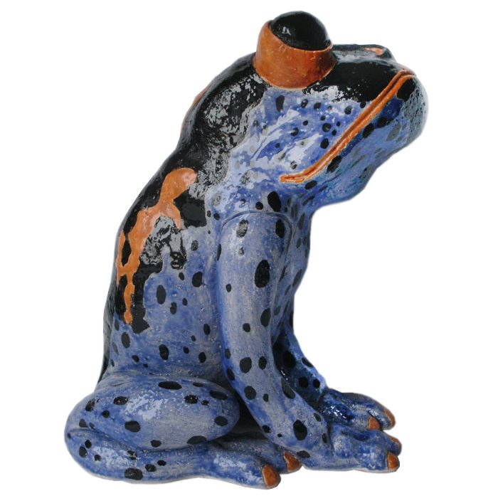 Статуэтка Tropical Frog Синий Оранжевый Статуэтка Tropical Frog Синий Оранжевый в Брянске | Loft Concept