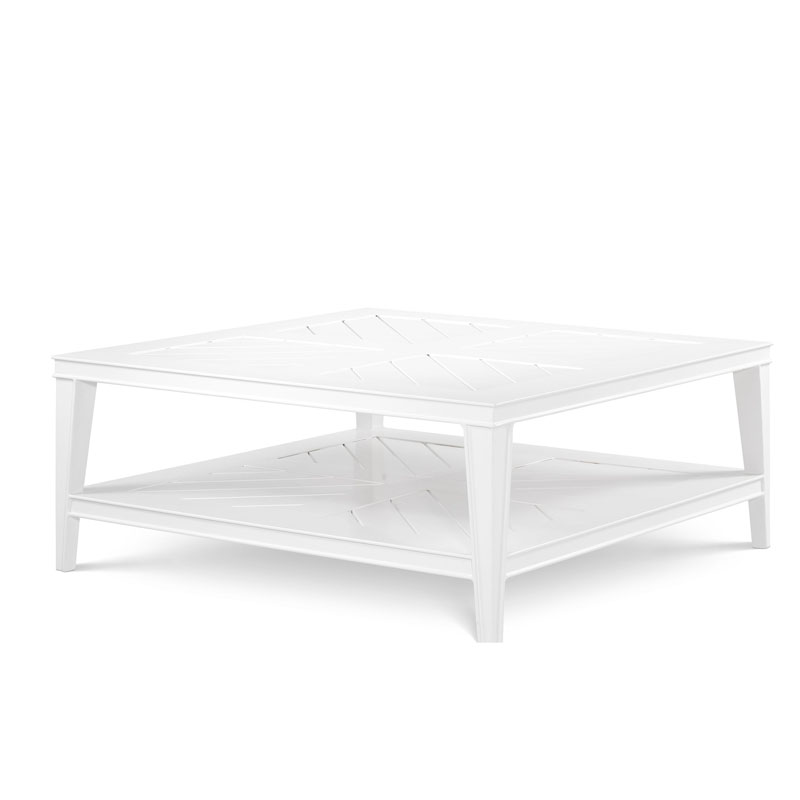 Кофейный стол Eichholtz COFFEE TABLE BELL RIVE SQUARE Белый Кофейный стол Eichholtz COFFEE TABLE BELL RIVE SQUARE Белый в Брянске | Loft Concept