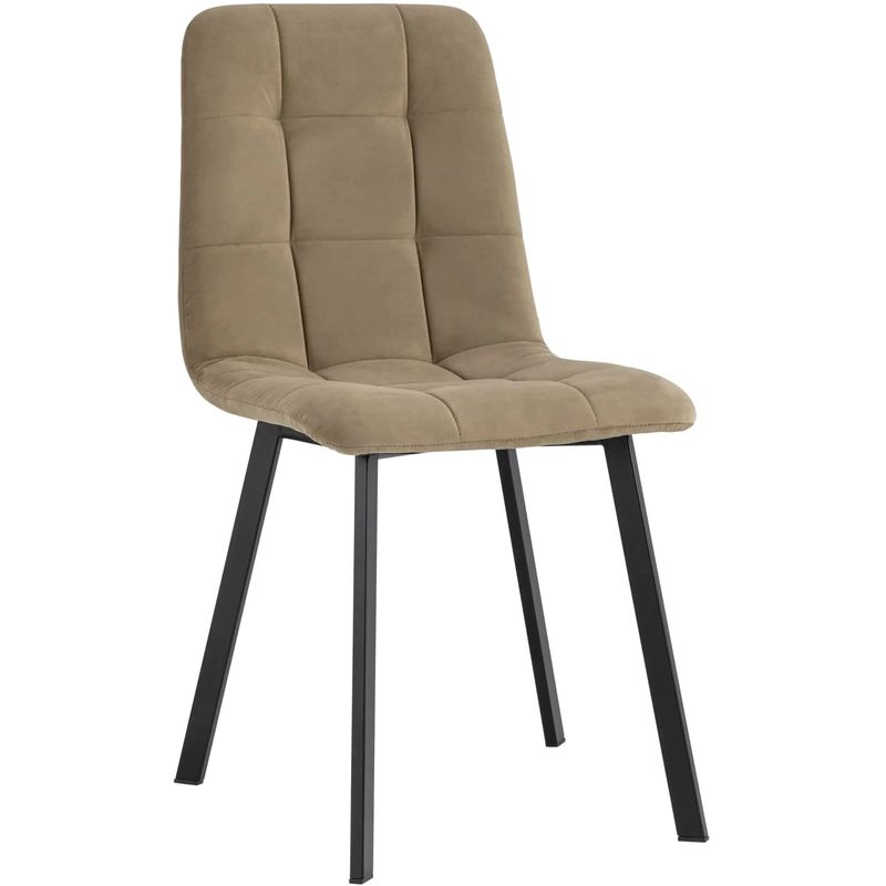 Стул NANCY S Chair Коричневый Велюр Коричневый Черный Стул NANCY S Chair Коричневый Велюр Коричневый Черный в Брянске | Loft Concept