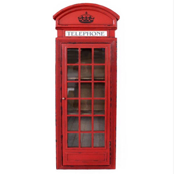 Буфет Red Telephone Box Красный Буфет Red Telephone Box Красный в Брянске | Loft Concept