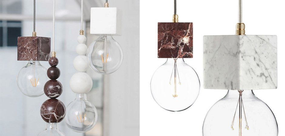Подвесной светильник MARMOR VELDI Rosso Подвесной светильник MARMOR VELDI Rosso - Loft-Concept в Брянске