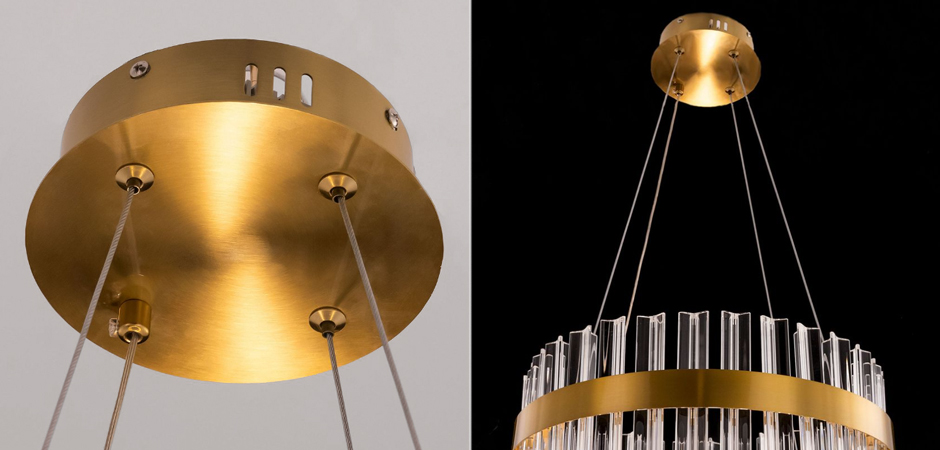 Круглая Люстра Кольцо Хрусталь диаметр 40 см RING Saturno Not Baroncelli Brass Круглая Люстра Кольцо Хрусталь диаметр 40 см RING Saturno Not Baroncelli Brass - Loft-Concept в Брянске
