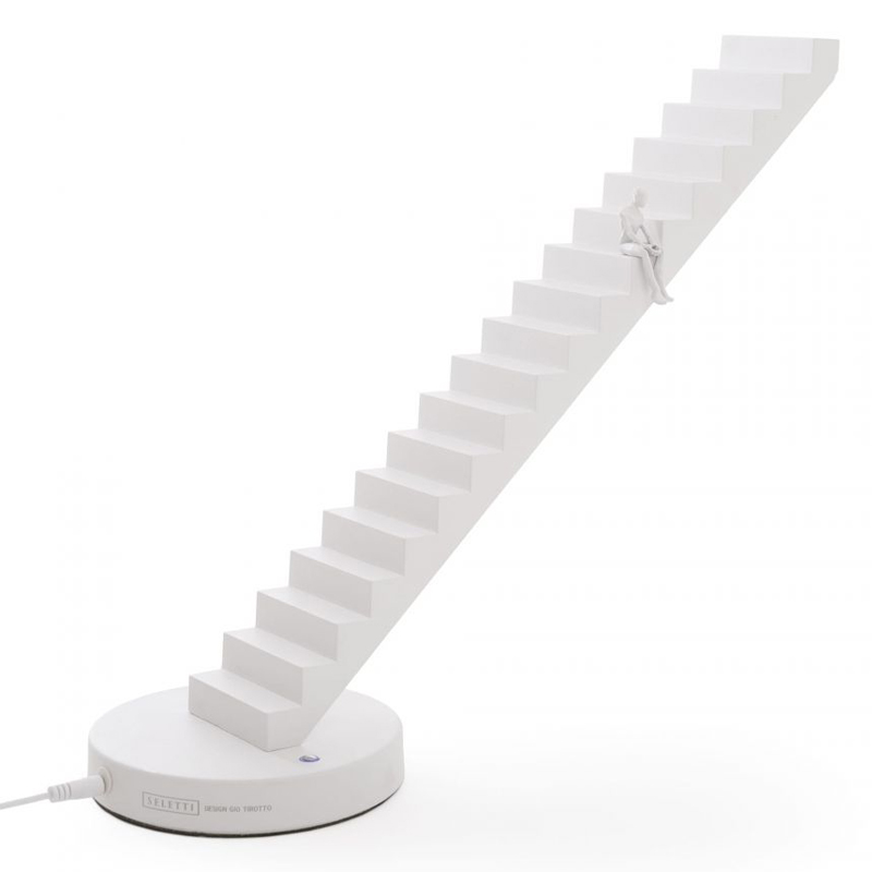 Настольная лампа Seletti Verso Lamp White Белый Настольная лампа Seletti Verso Lamp White Белый в Брянске | Loft Concept