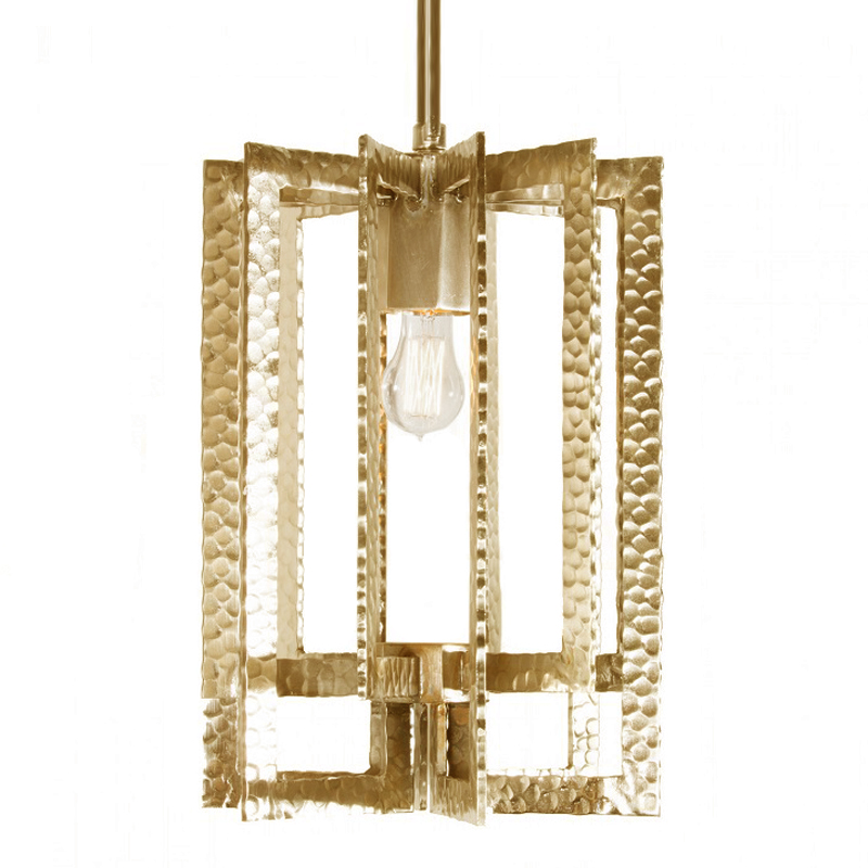 Подвесной Светильник Textured Cage Pendant Lamp gold Латунь Подвесной Светильник Textured Cage Pendant Lamp gold Латунь в Брянске | Loft Concept