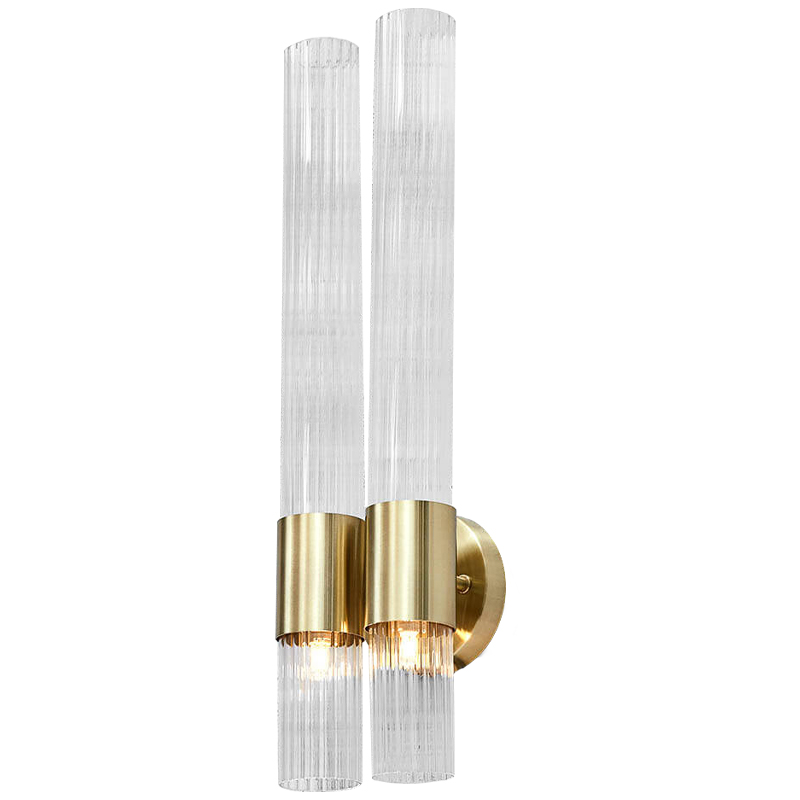 Бра Ingvar sconce Прозрачный Глянцевое золото Бра Ingvar sconce Прозрачный Глянцевое золото в Брянске | Loft Concept