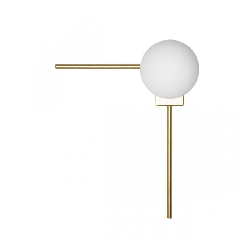 Бра Direct Rays Gold 32 см Белый Золотой Бра Direct Rays Gold 32 см Белый Золотой в Брянске | Loft Concept