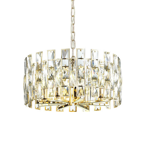 Люстра Tribuno Chandelier 8 Золотой Прозрачный Люстра Tribuno Chandelier 8 Золотой Прозрачный в Брянске | Loft Concept