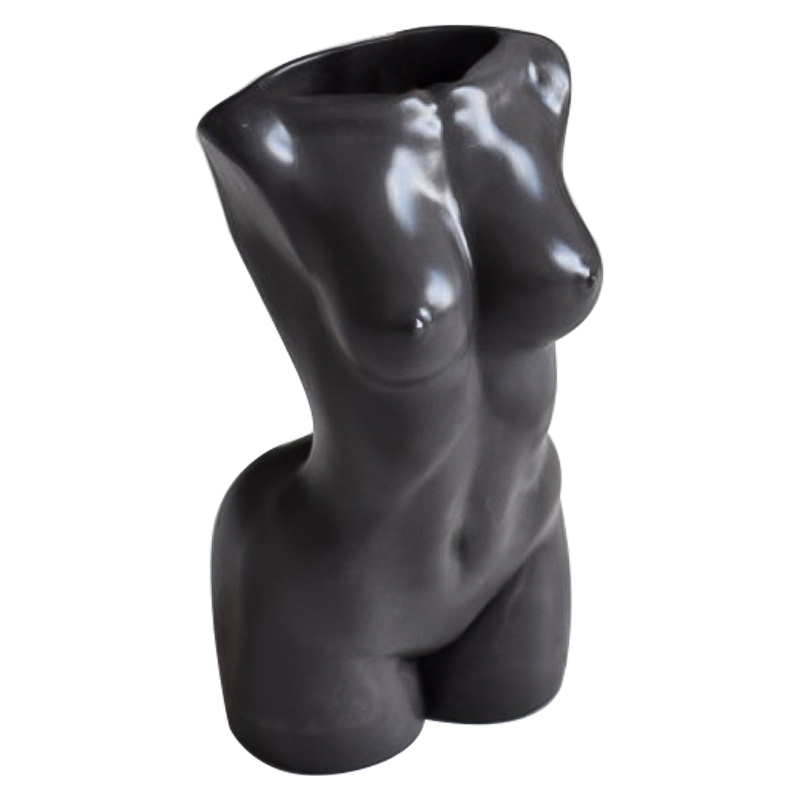 Ваза Vase Female Torso black Черный Ваза Vase Female Torso black Черный в Брянске | Loft Concept