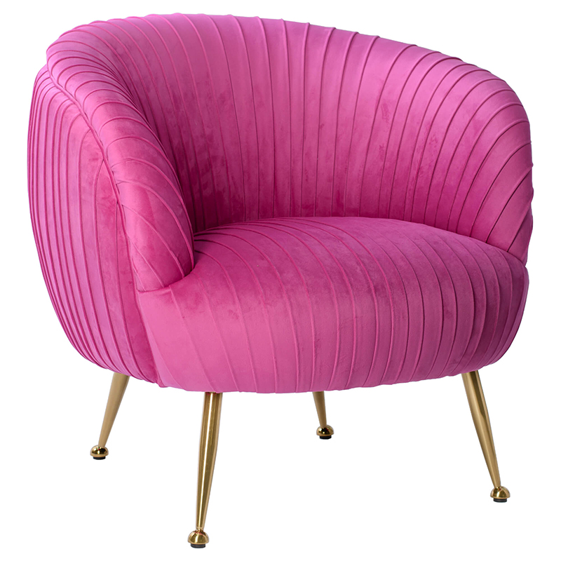Кресло SOUFFLE CHAIR pink velor Розовый в Брянске | Loft Concept 