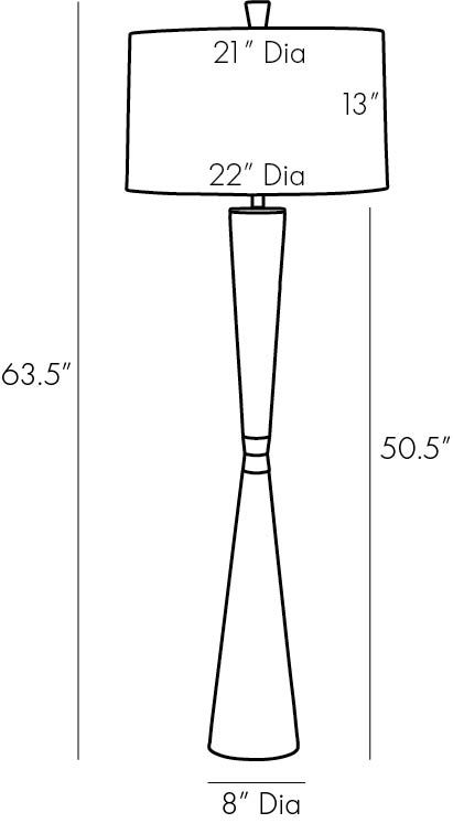 Торшер Arteriors GROM FLOOR LAMP Торшер Arteriors GROM FLOOR LAMP в Брянске