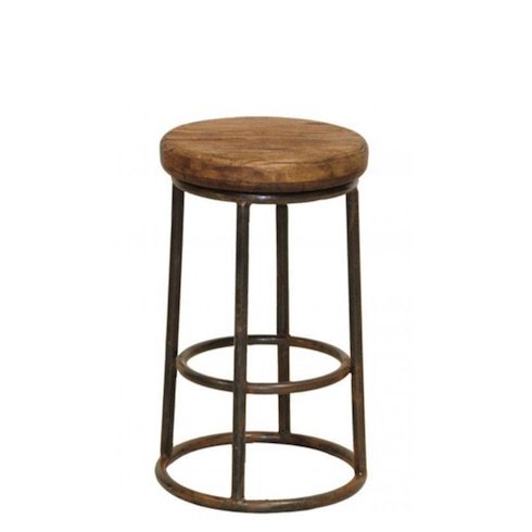 Барный стул Industrial Rust London Counter Stool Коричневый в Брянске | Loft Concept 
