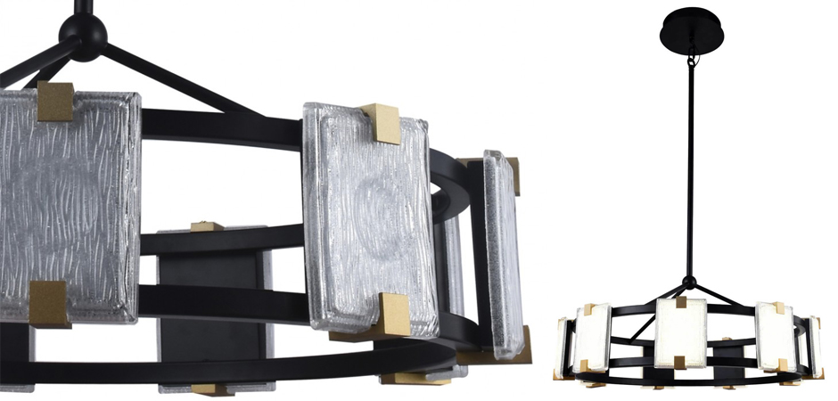 Люстра Rectangular Glass Plafon D68 Люстра Rectangular Glass Plafon D68 - Loft-Concept в Брянске