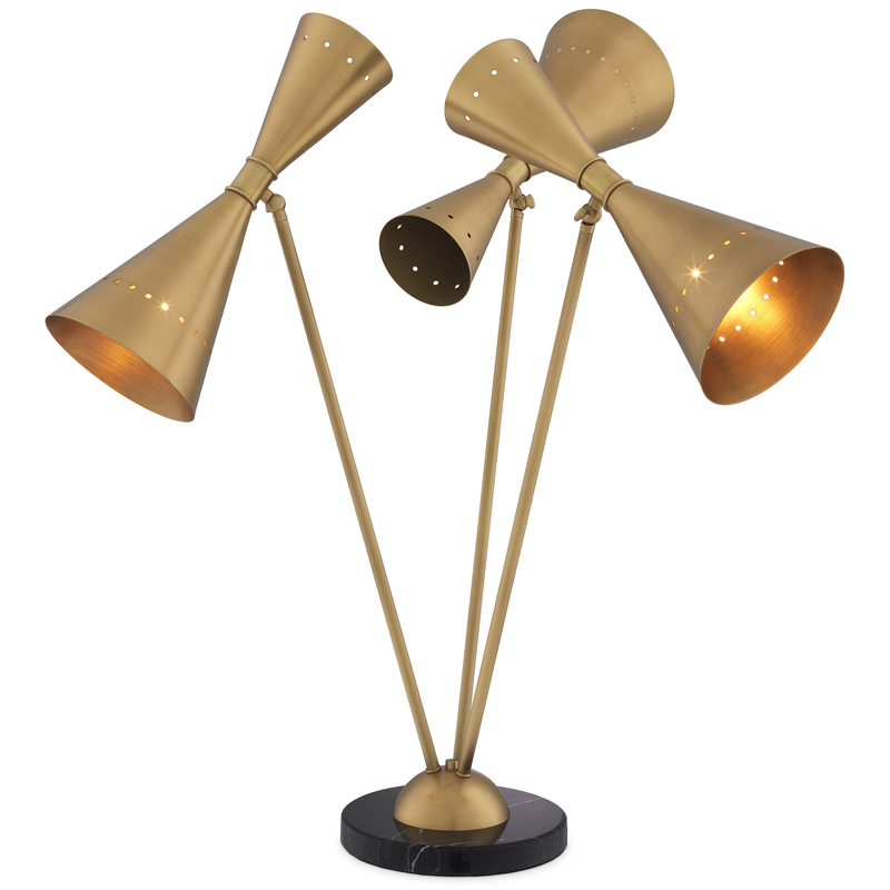 Настольная лампа Eichholtz Table Lamp Omnia Черный Латунь Античная полированная Настольная лампа Eichholtz Table Lamp Omnia Черный Латунь Античная полированная в Брянске | Loft Concept