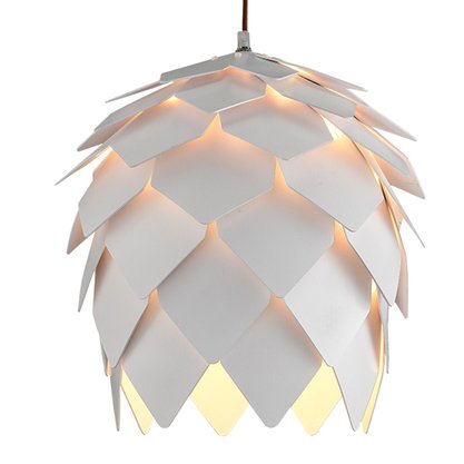 Подвесной светильник Crimea Pine Cone White Белый Подвесной светильник Crimea Pine Cone White Белый в Брянске | Loft Concept
