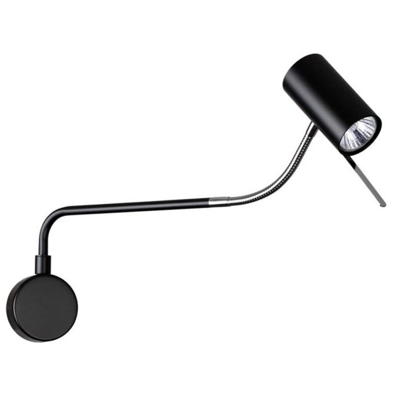 Гибкое бра Trumpet Wall Lamp Хром Хром Черный Гибкое бра Trumpet Wall Lamp Хром Хром Черный в Брянске | Loft Concept