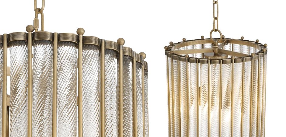 Люстра Lantern Tiziano Antique Brass Люстра Lantern Tiziano Antique Brass - Loft-Concept в Брянске