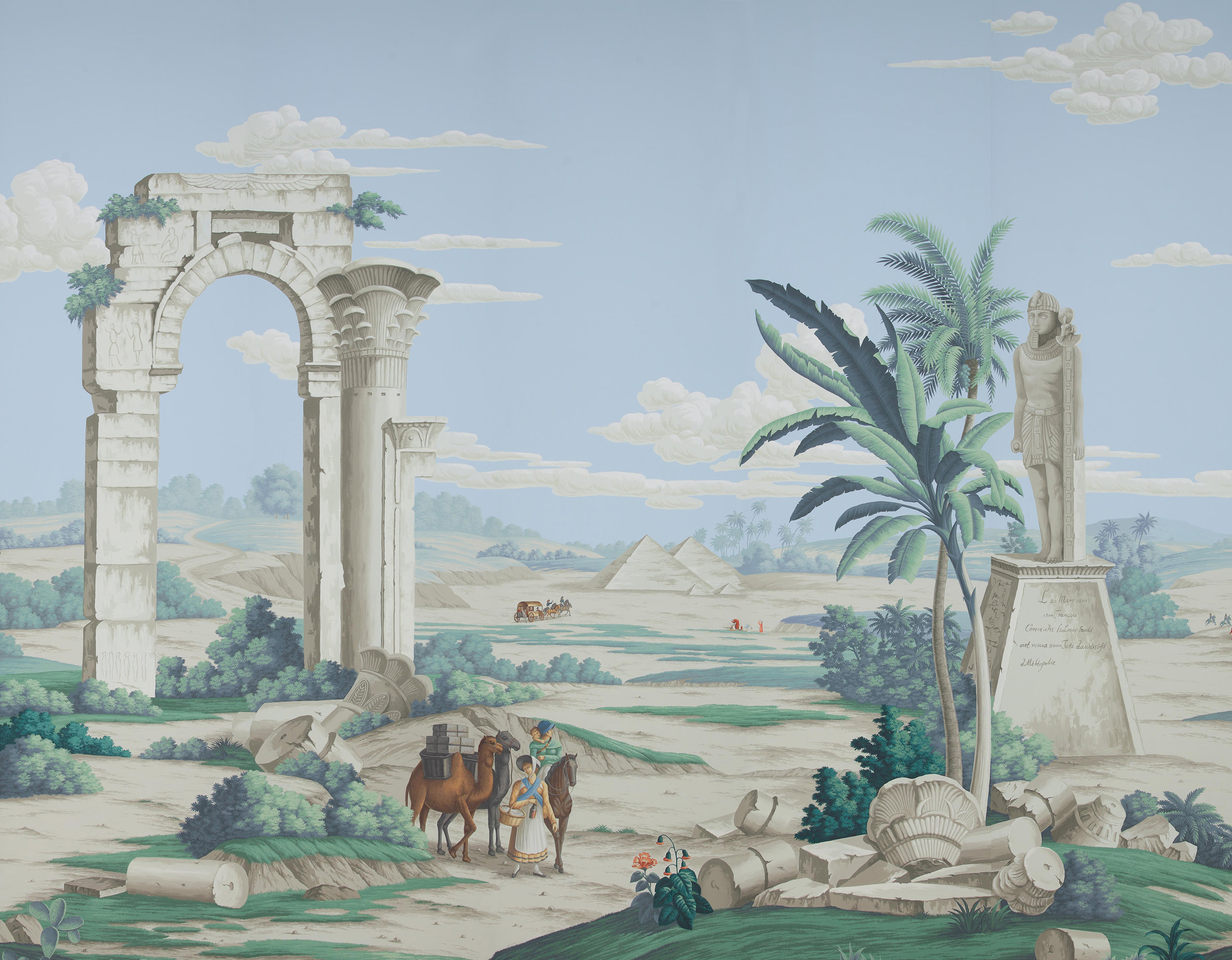 Обои ручная роспись Napoleon's Campaign in Egypt Byzantine on scenic paper Обои ручная роспись Napoleon's Campaign in Egypt Byzantine on scenic paper - постер Loft-Concept в Брянске