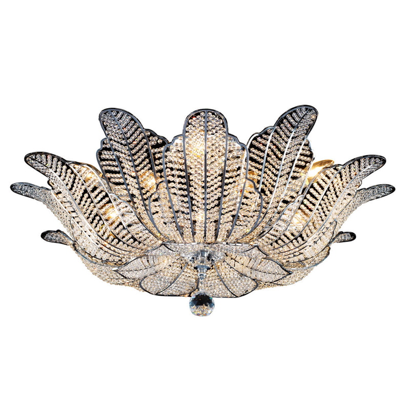 Потолочная люстра Franseza Chandelier chrome Хром Прозрачный (Transparent) Серебряный Потолочная люстра Franseza Chandelier chrome Хром Прозрачный (Transparent) Серебряный в Брянске | Loft Concept