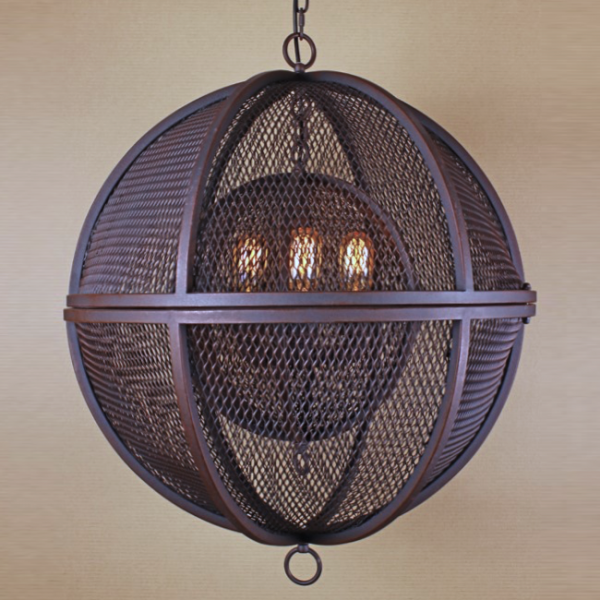 Люстра Double Sphere Pendant Коричневый Люстра Double Sphere Pendant Коричневый в Брянске | Loft Concept