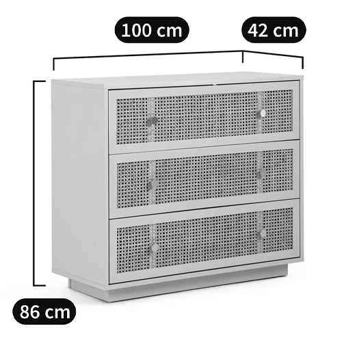 Комод с тремя ящиками Tomio Wicker Furniture Комод с тремя ящиками Tomio Wicker Furniture в Брянске