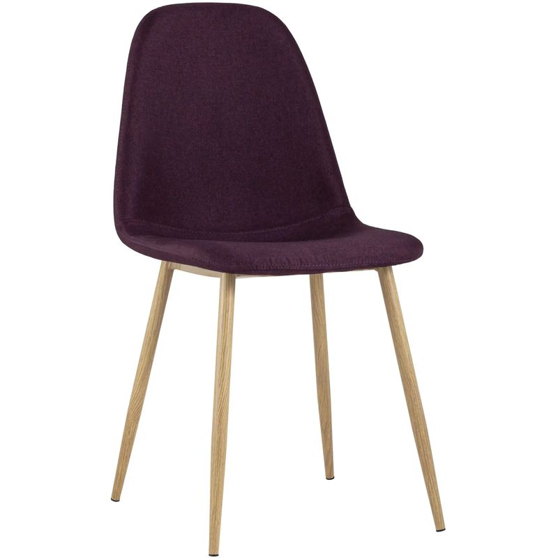 Стул Archie Chair Ткань Рогожка Фиолетовый цвет Фиолетовый Древесина Стул Archie Chair Ткань Рогожка Фиолетовый цвет Фиолетовый Древесина в Брянске | Loft Concept