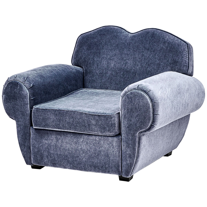 Кресло Braganza Chair Dusty Blueberry Сапфирово-синий Кресло Braganza Chair Dusty Blueberry Сапфирово-синий в Брянске | Loft Concept