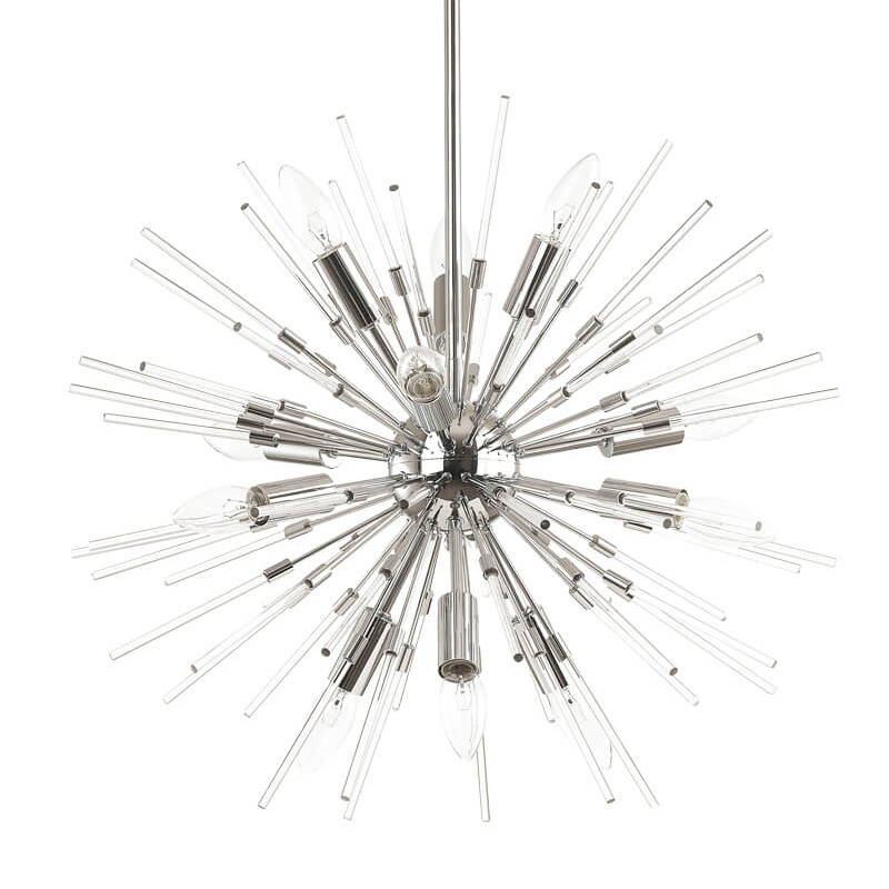 Люстра Welund Sputnik Chandelier chromium Хром Прозрачный Люстра Welund Sputnik Chandelier chromium Хром Прозрачный в Брянске | Loft Concept