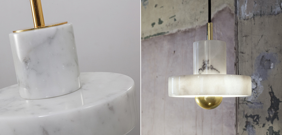 Подвесной светильник Tom Dixon Stone Pendant White Подвесной светильник Tom Dixon Stone Pendant White - Loft-Concept в Брянске