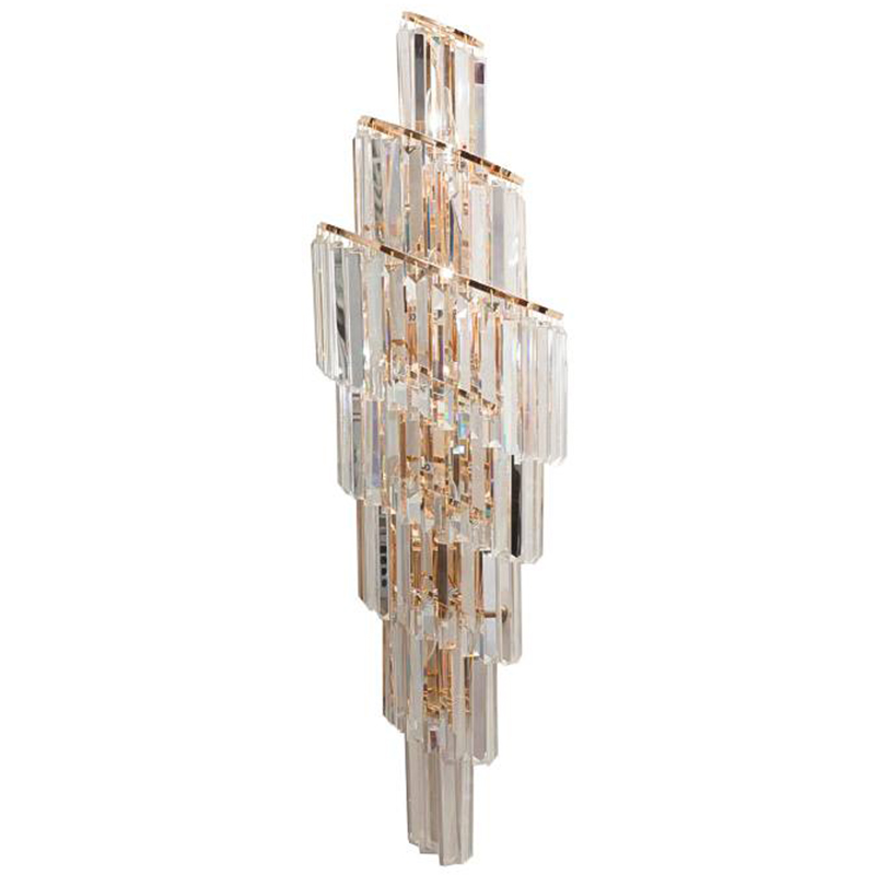 Бра Odeon Cascade Wall Lamp Right Прозрачный Золотой Бра Odeon Cascade Wall Lamp Right Прозрачный Золотой в Брянске | Loft Concept